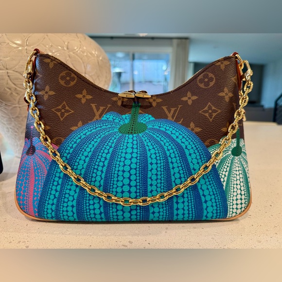 Louis Vuitton x Yayoi Kusama Boulogne NM Monogram Pumpkin Shoulder Bag - Picture 2 of 2